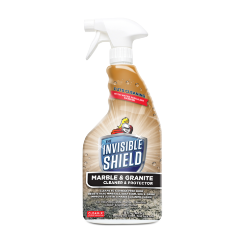 Unelko 53041 Invisible Shield Marble and Granite Cleaner, Polishes and Protects Natural to Synthetic Stone, 32 oz