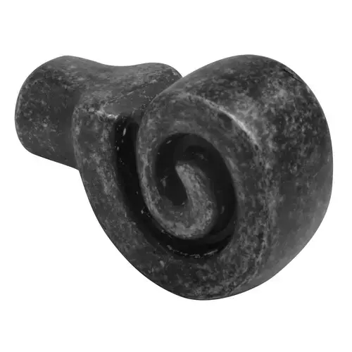 Designer Contemporary Cabinet Knob For Kitchen And Cabinet Hardware 1-1/8" Dia Wrought Iron Dark