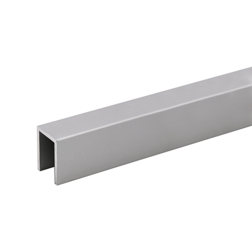 Cap Rail 1-5/16" x 1" x 1-5/16" Profile - 240" Long - Satin Anodized