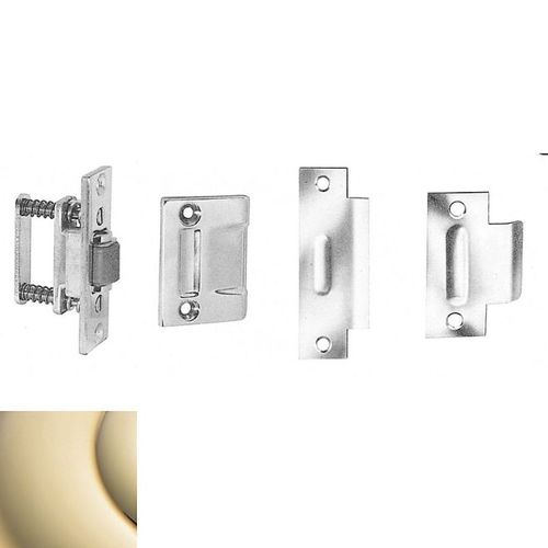 Roller Latch With T Strike Lifetime Brass Finish