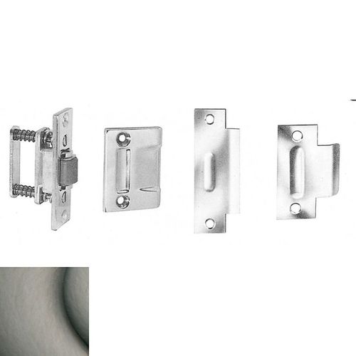 Roller Latch With T Strike Antique Nickel Finish