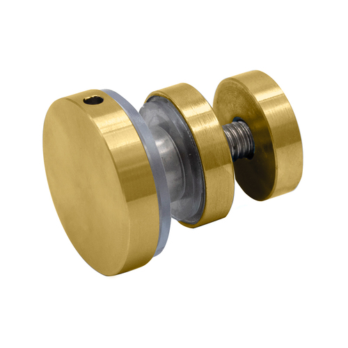 FHC GSDENF1SB Grande Series Denali Fixed Panel Bracket - Satin Brass