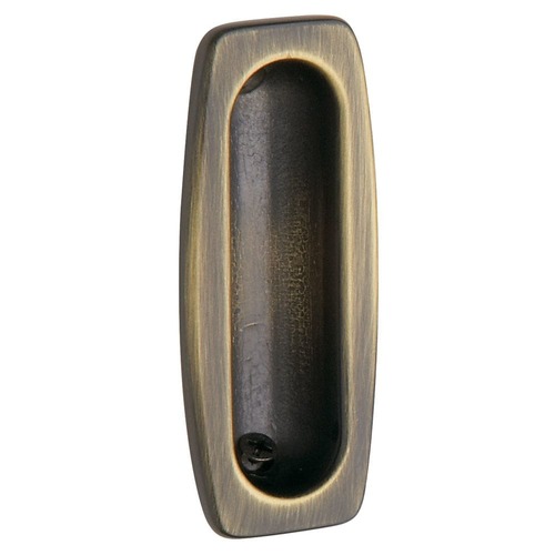Flush Pull Antique Brass Finish