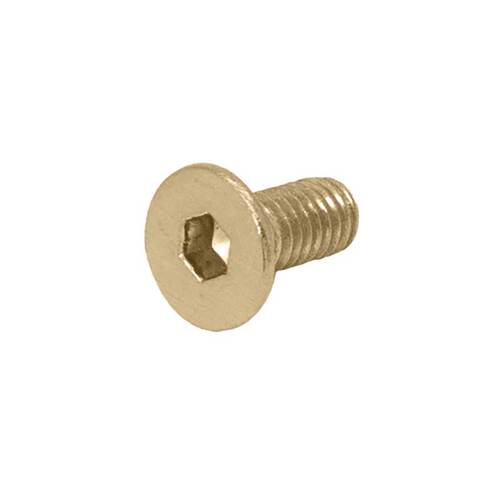 FHC AL6X15SB Hinge Coverplate ScrewsAllen HD 6mm X 15mm - Satin Brass - pack of 8