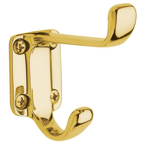 Costume Hook Unlacquered Brass Finish