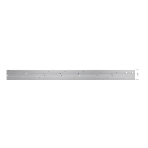 FHC 6" x 48" Right Hand Prepped Outrigger 1/4" Thick Aluminum for Airfoil Blade - Mill Finish