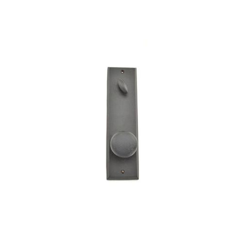 Wexford Interior Dummy Handleset Trim for Greystone or Rockford Black Finish