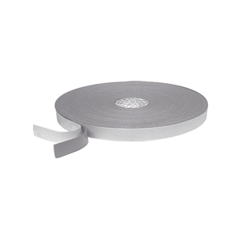Gray 1/4" x 1" Single Sided Foam Glazing Tape
