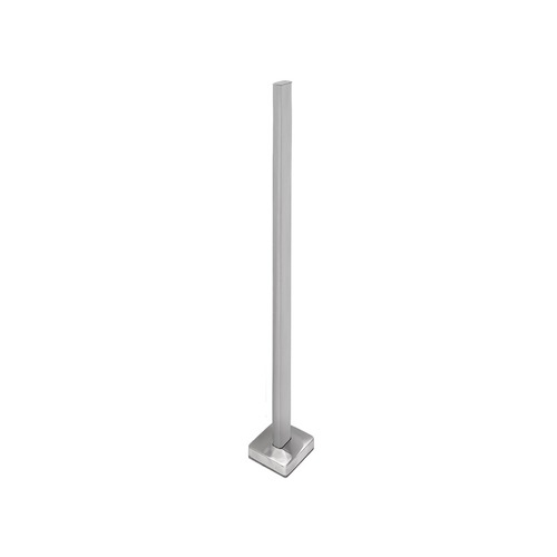 FHC FP12BPS 'FP' Series Posts 1" x 2" Rectangular Profile 42" Tall Blank Post -Polished Stainless