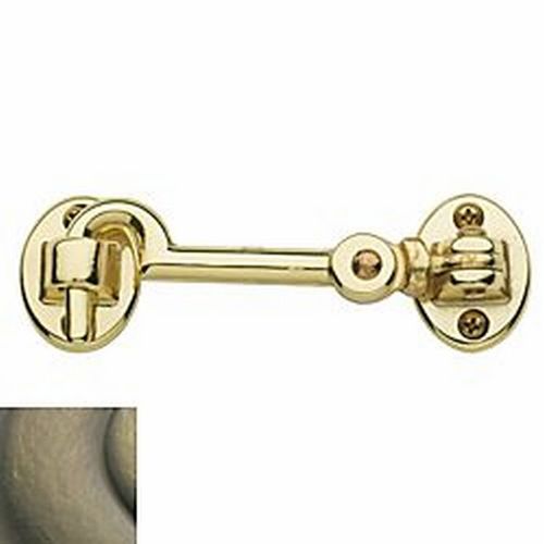 3-1/2" Swivel Cabin Door Hook Antique Brass Finish