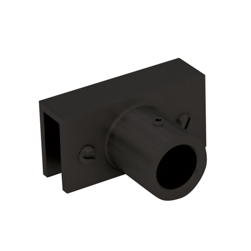 FHC SBW13MB Sleeve Over Glass Mount Fitting for Support Bar - Matte Black