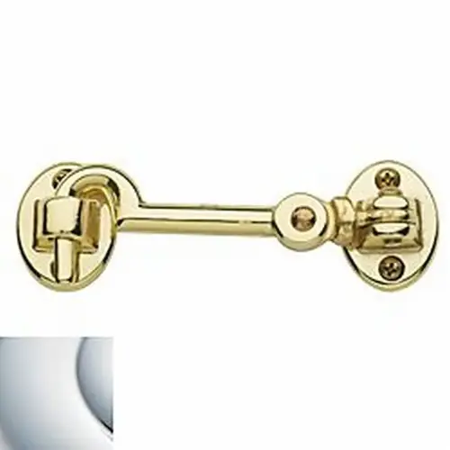 5-1/2" Swivel Cabin Door Hook Bright Chrome Finish