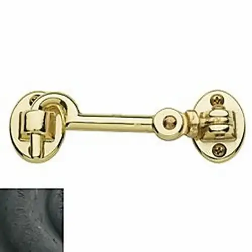 3-1/2" Swivel Cabin Door Hook Distressed Oil Rubbed Bronze Finish