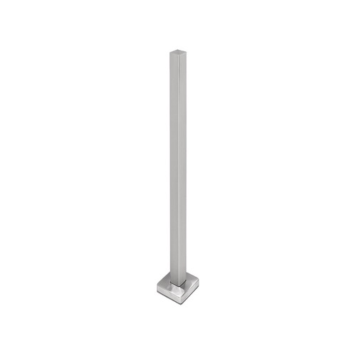 FHC FP20BPS 'FP' Series 2" x 2" Square 42" Tall Blank Post - Polished Stainless