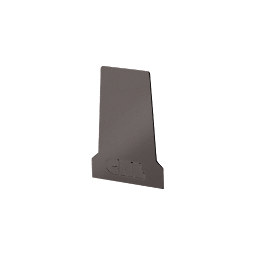 Black Bronze End Cap for B5T Series Tapered Base Shoe