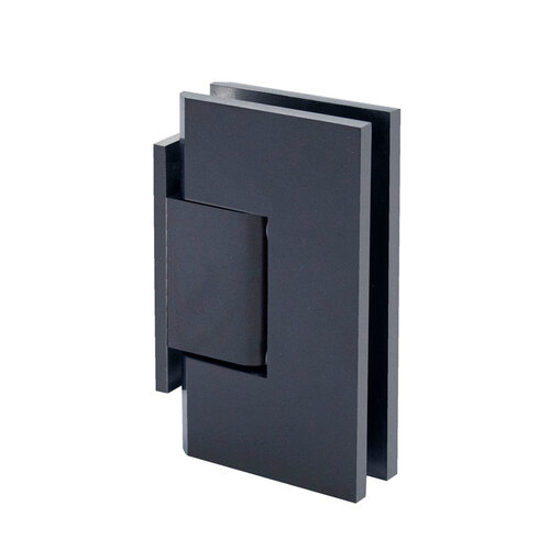 FHC GLEN06MB Glendale Square Wall Mount Offset Short Back Plate Hinge - Matte Black