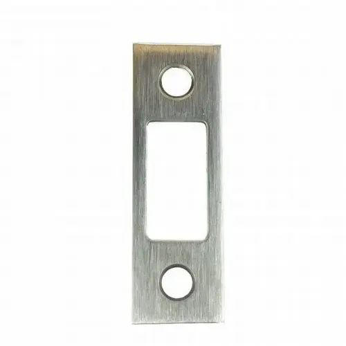 L400 Series 3-1/2" Deadbolt Strike Satin Chrome Finish