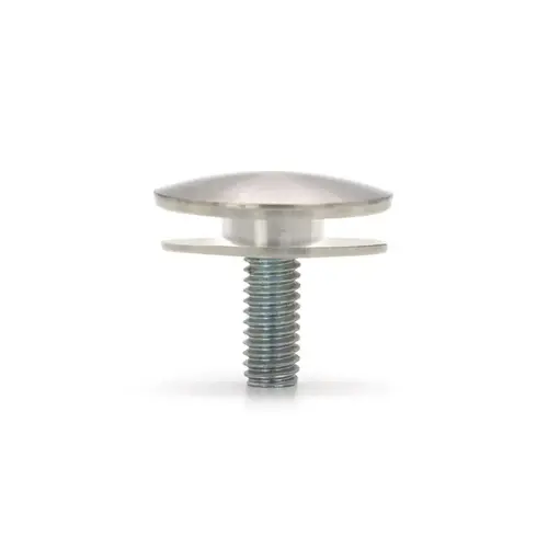 1-1/4" X 1/8" Low Profile Standoff Cap - Brushed Stainless Steel