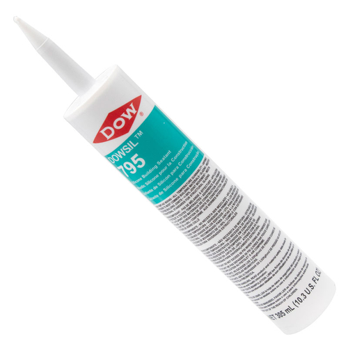 795 Dow Corning Silicone Building Sealant - White - pack of 12