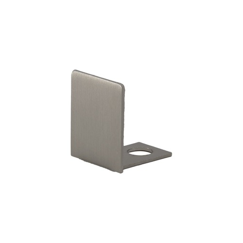 End Cap For 3/8" Deep U-Channel - Brushed Nickel