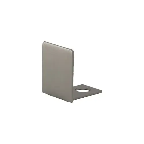 End Cap For 1/2" Deep U-Channel - Brushed Nickel