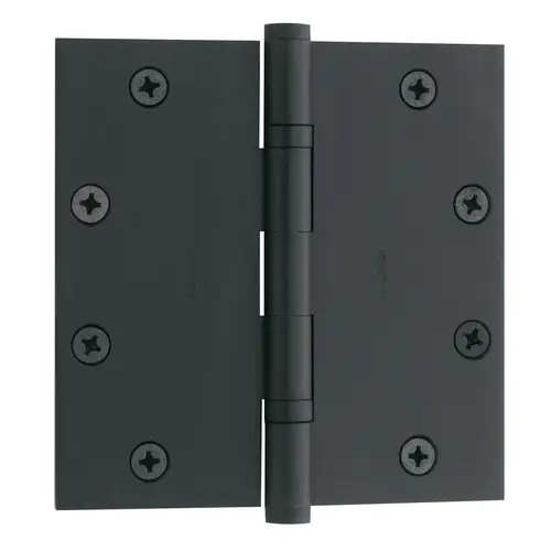 5" x 5" Ball Bearing Mortise Square Hinge Non-Removable Pin Oil Rubbed Bronze Finish