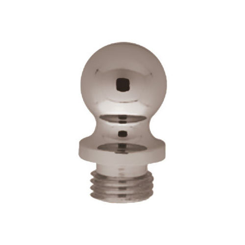 Ball Tip Finial, Lifetime PVD Polished Nickel