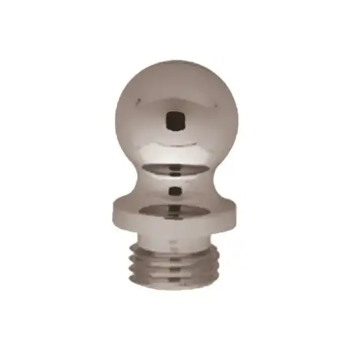 Ball Tip Finial, Polished Nickel