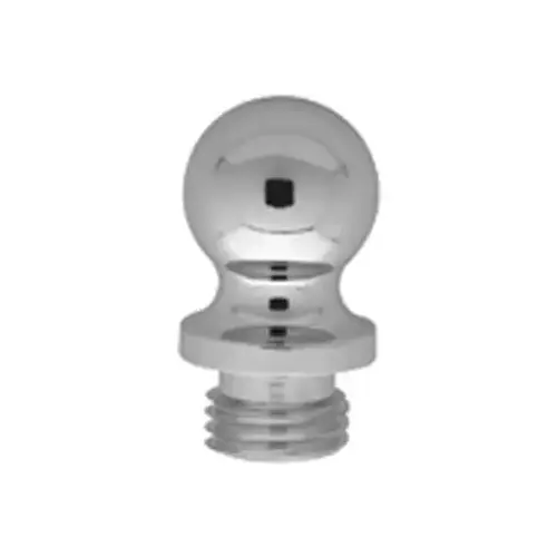 Ball Tip Finial, Polished Chrome