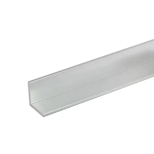 3/4" Aluminum L-Angle Extrusion Satin Anodized  60" Length