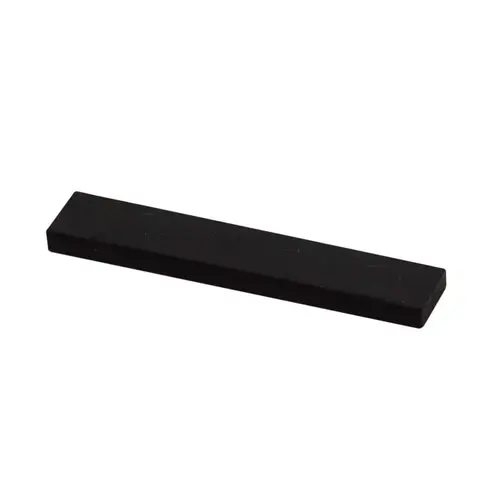 1/8" x 3/8" x 2" Thermoplastic Rubber Setting Block 90 Shore 