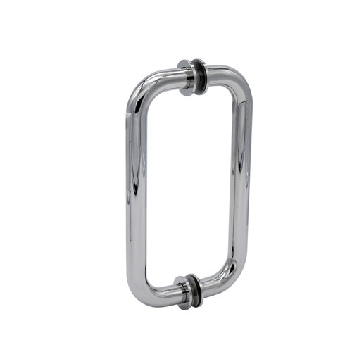 8" Center-to-Center Tubular Pull - Polished Chrome