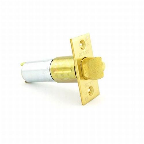 Deadlatch, A Series, 3-3/4" Backset, 1-1/8" x 2-1/4" Face, Square Corner, Bright Brass