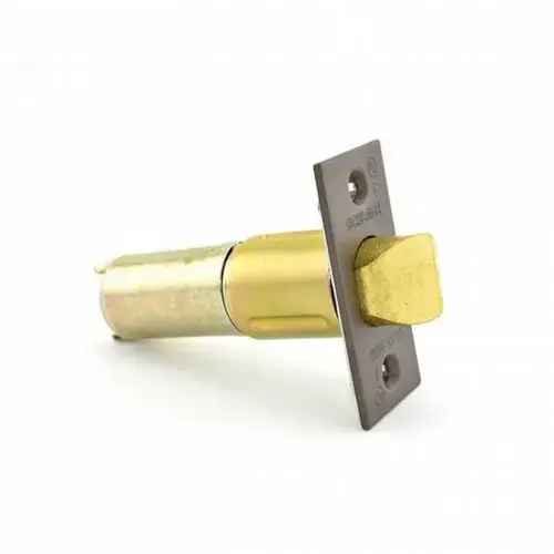 A Series Square Corner Spring Latch with 3-3/4" Backset with 1-1/8" Face Oil Rubbed Bronze Finish