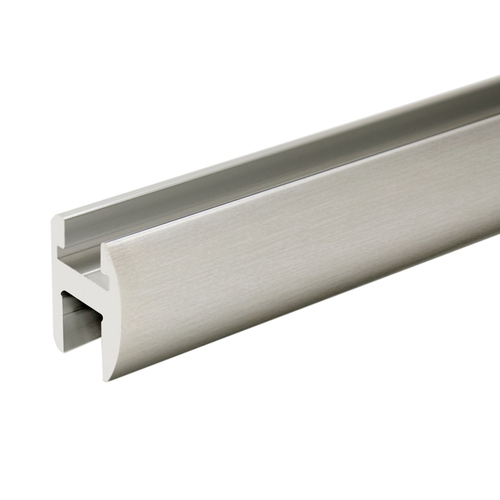 Extrusion for Premium Shower Door Header 144" Long - Brushed Nickel