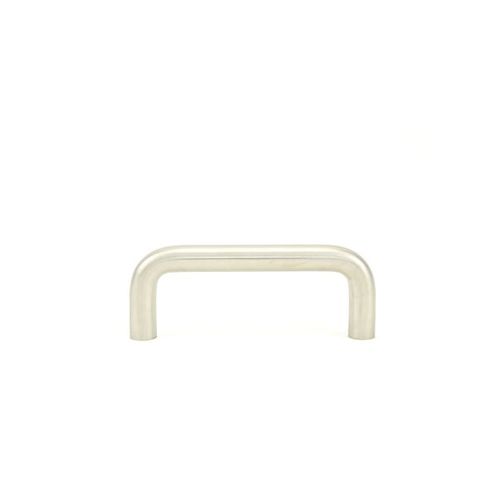 6" Center to Center 3/4" Diameter Round Straight Pull with E Mounting Satin Stainless Steel Finish