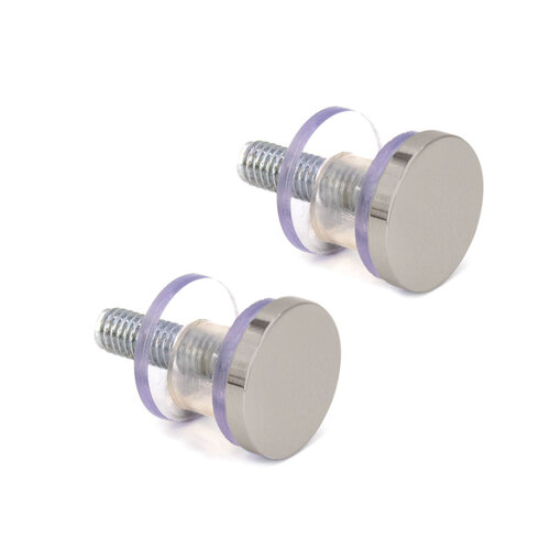 Single-Sided Handle Cap/Stud Set - Brushed Nickel