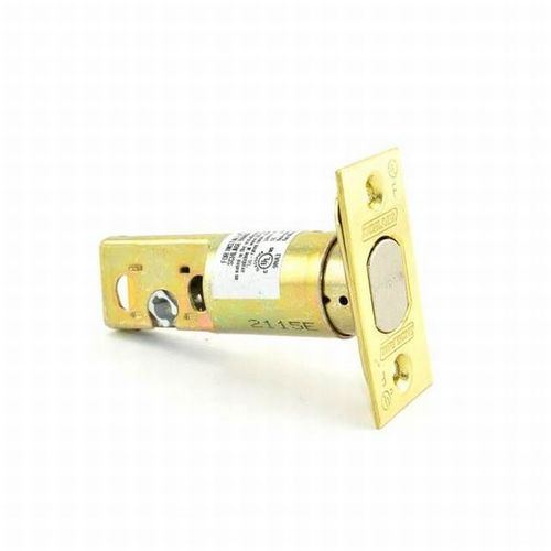 B600 Series Square Corner Adjustable Deadbolt with 1-1/8" Face Bright Brass Finish