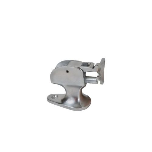 1257M Floor Stop & Holder, Satin Chrome