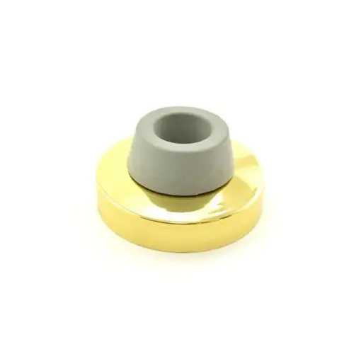 1270WV Wall Stop, Bright Polished Brass