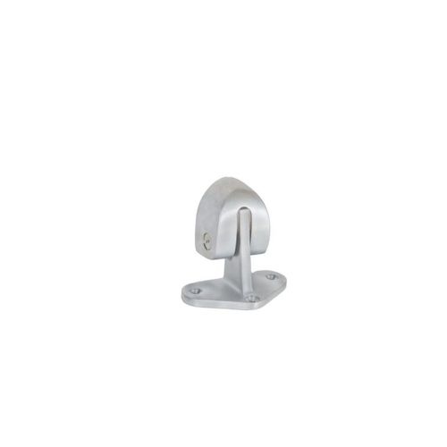 1283-2S Floor Stop & Holder, Satin Chrome