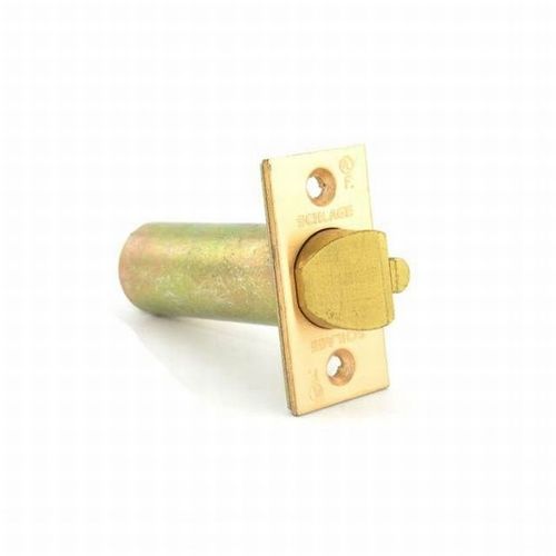 D Series Square Corner Dead Latch with 3-3/4" Backset and 1-1/8" Face Satin Bronze Finish