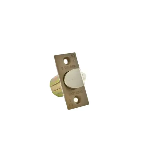 D Series Square Corner Dead Latch with 2-3/8" Backset and 1" Face Oil Rubbed Bronze Finish