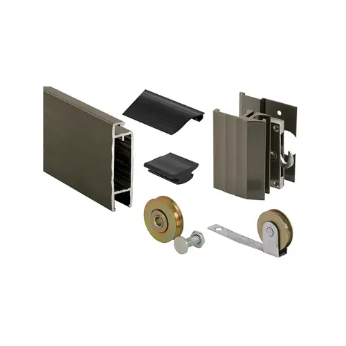 49" x 81" Ultimate I Aluminum Sliding Screen Door Kit - 1-3/4" - Bronze