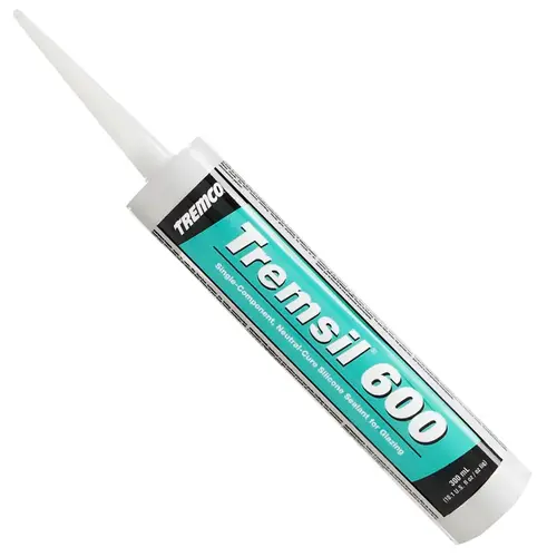 Tremco Tremsil 600 Neutral Cure Silicone Sealant - 10oz Cartridge - White