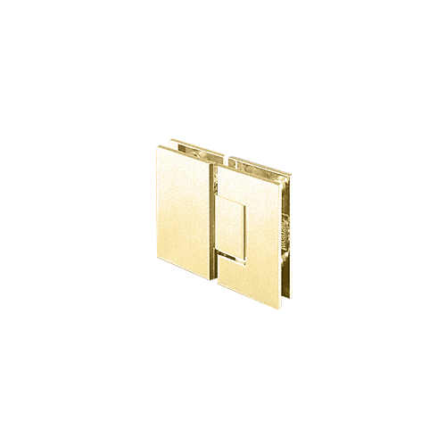 Junior Geneva 180 Series Satin Brass 180 Degree Glass-to-Glass Hinge