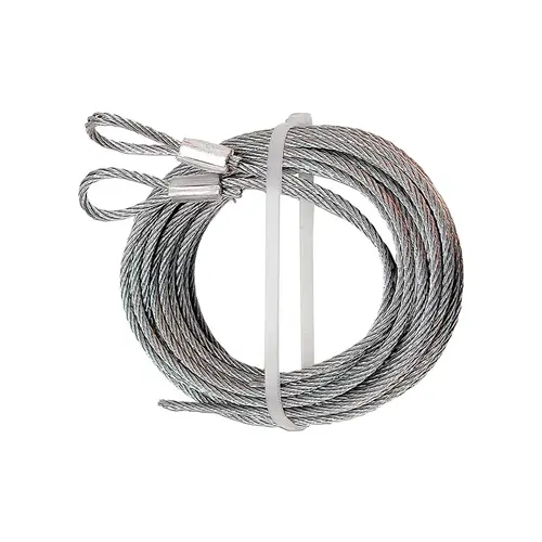 Extension Spring Cable Set - 5/32" x 14 Ft. - Galvanized Carbon Steel