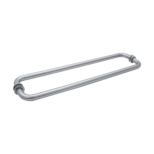 12" x 12" Back-To-Back Towel Bar With Washer - Polished Nickel