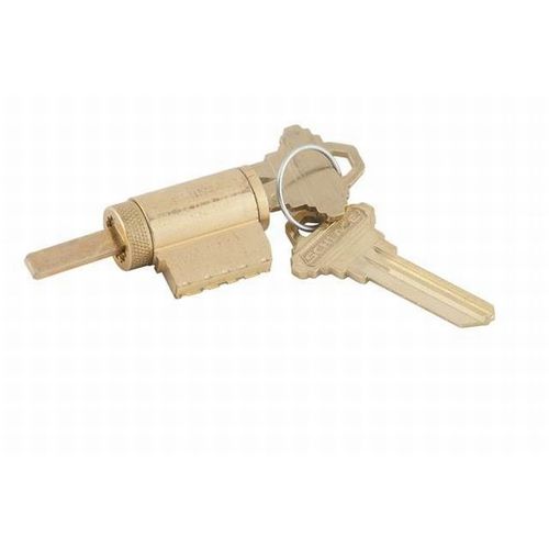 AL Series Convention Cylinder C135 Keyway Satin Brass Finish