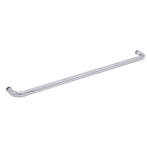 FHC TBRN24CHM 24" Single-Sided Towel Bar Tubular No Washers - Polished Chrome